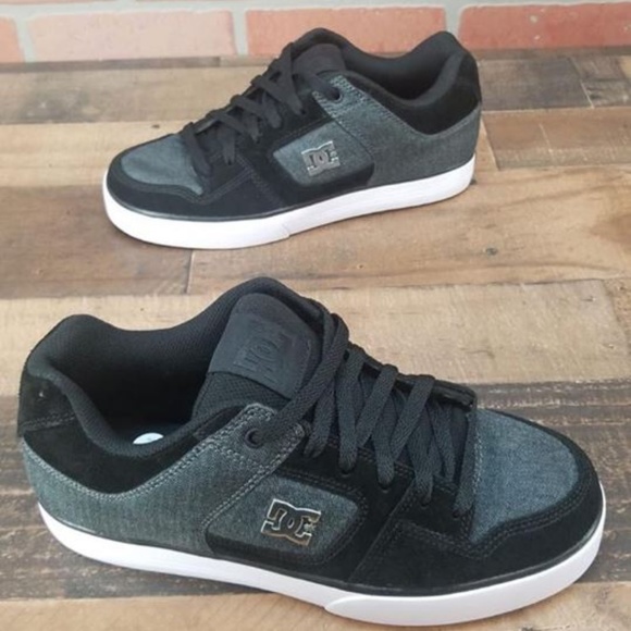 DC Pure SE Suede and Textile Skate Shoes Men's - Picture 5 of 7